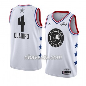 Camiseta Hombre Indiana Pacers Victor Oladipo 4 2019 All-Star Jordan Brand Blanco Swingman